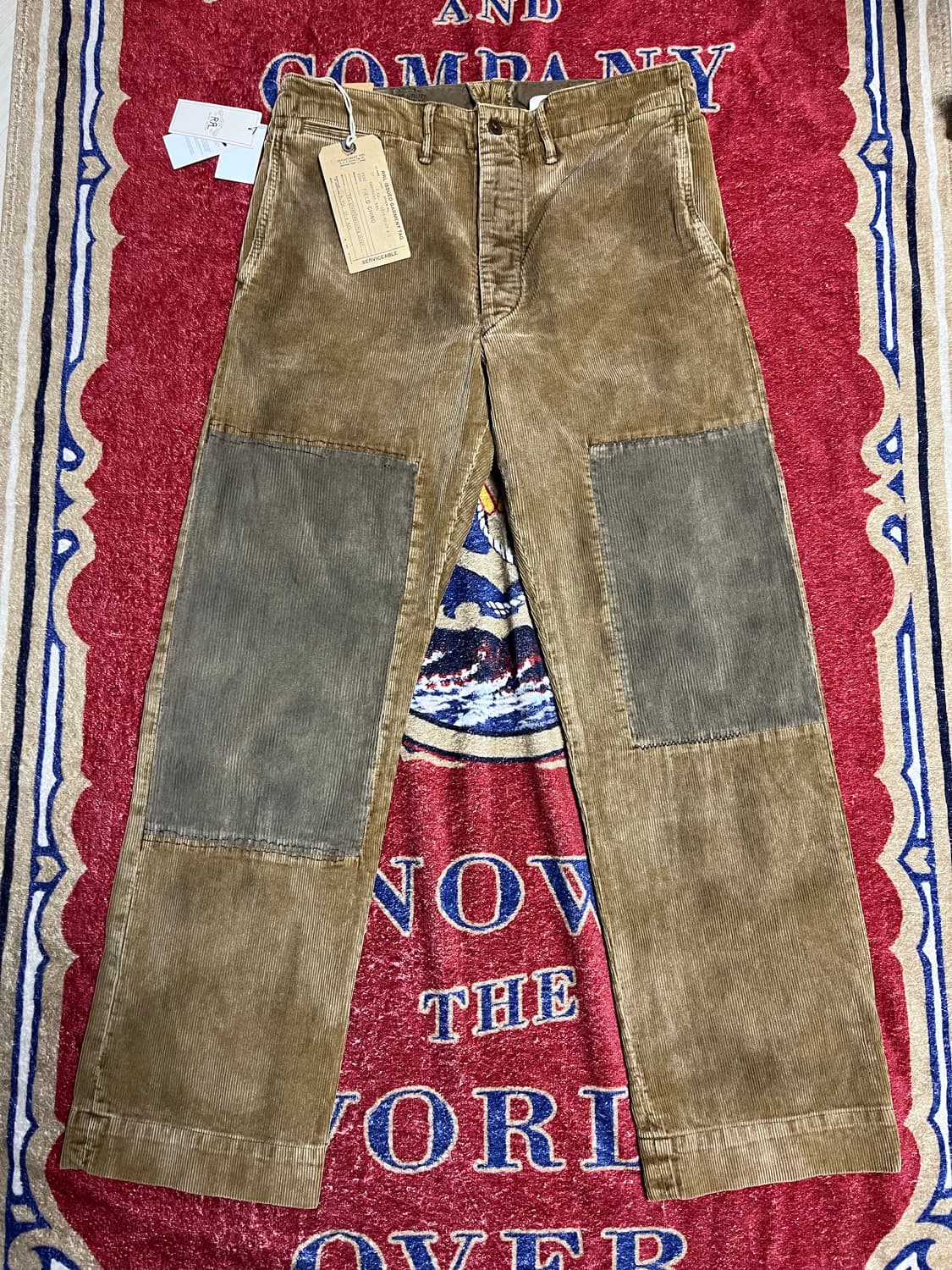 RRL 코듀로이 리페어 필드팬츠 상품이미지1