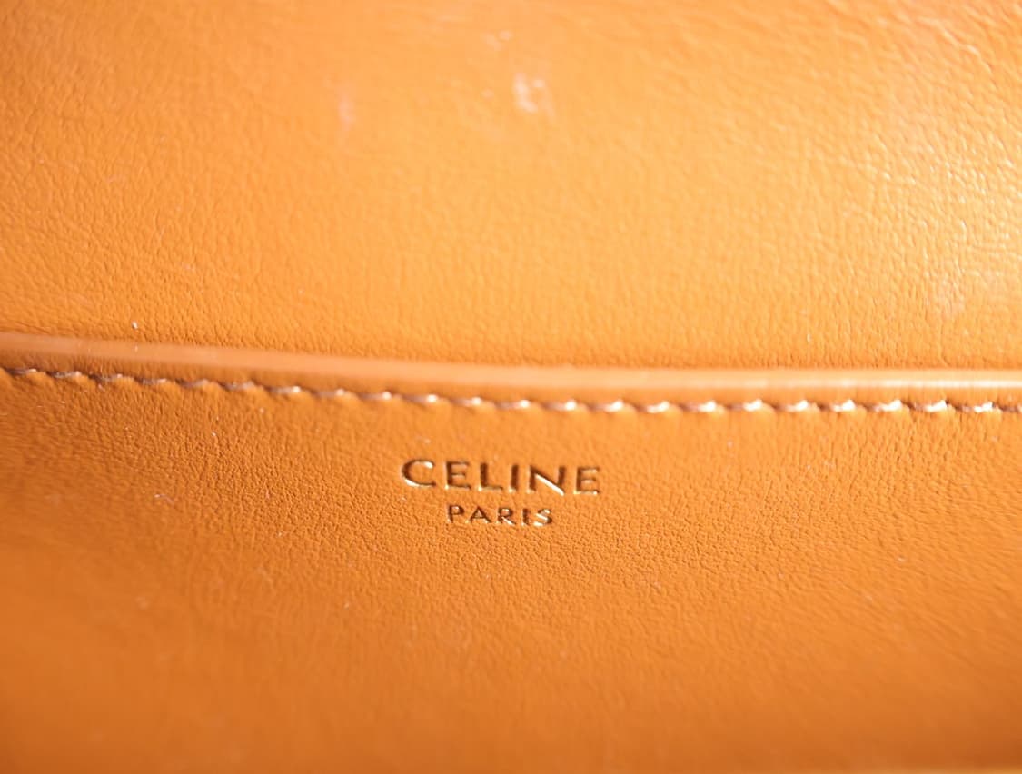 셀린느 클러치 온 스트랩 타부 트리옹프 캔버스 숄더백 상품이미지8