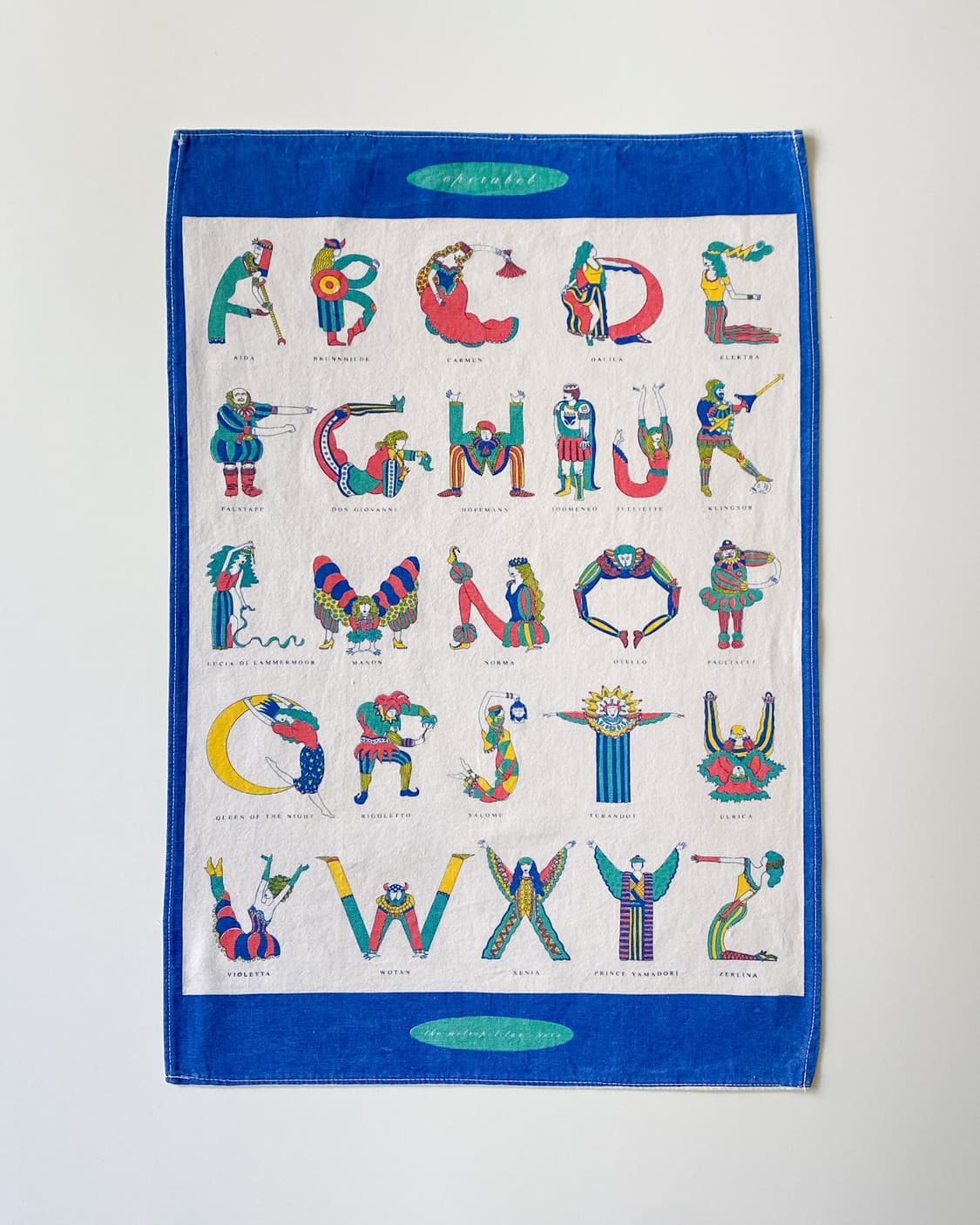 유럽 빈티지 패브릭 (Alphabet) 상품이미지3