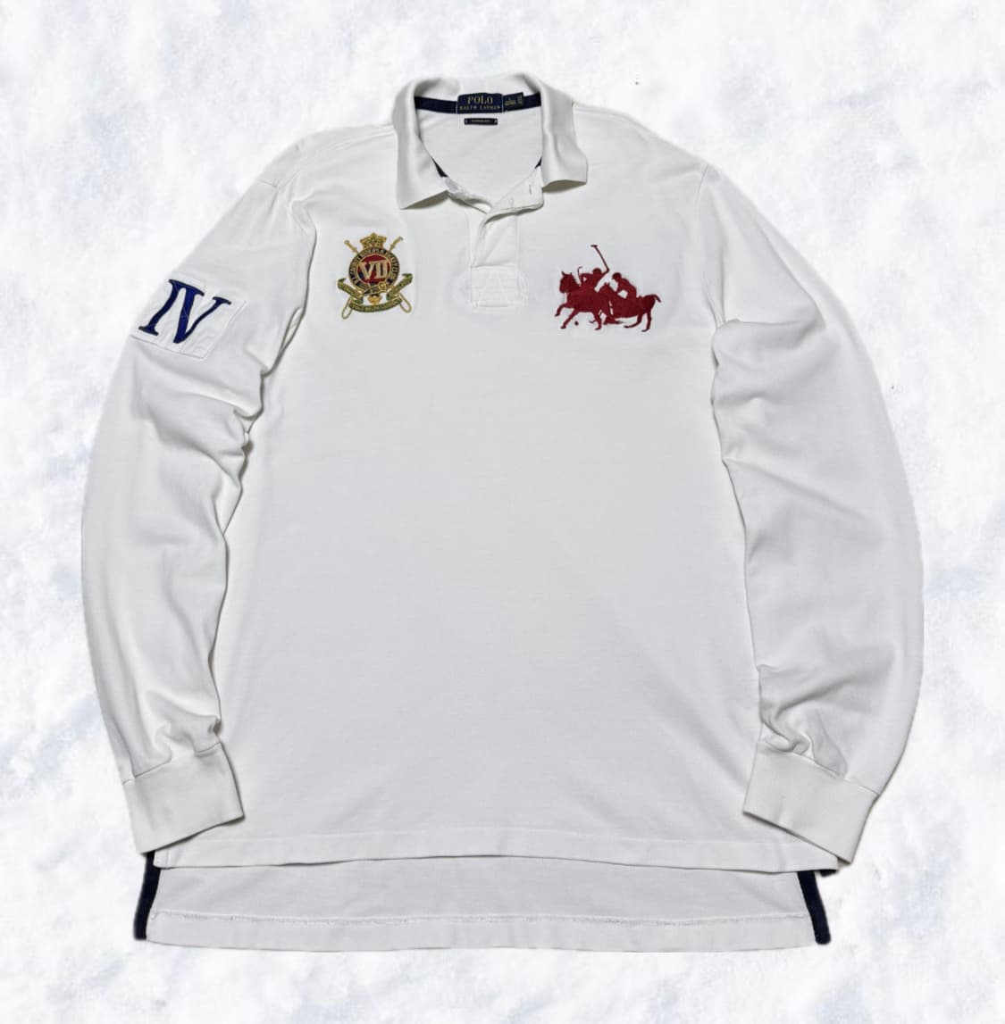 폴로 랄프로렌 빅포니 치프키프 흰빨 긴팔  상품이미지1