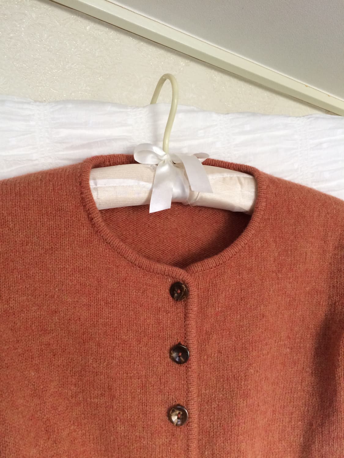 빈티지 반팔 니트 가디건 상품이미지8