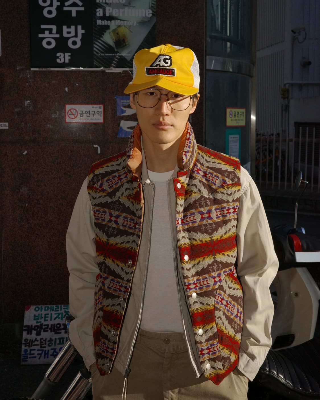 빈티지 펜들턴 아즈텍 패턴 다운 베스트 상품이미지7