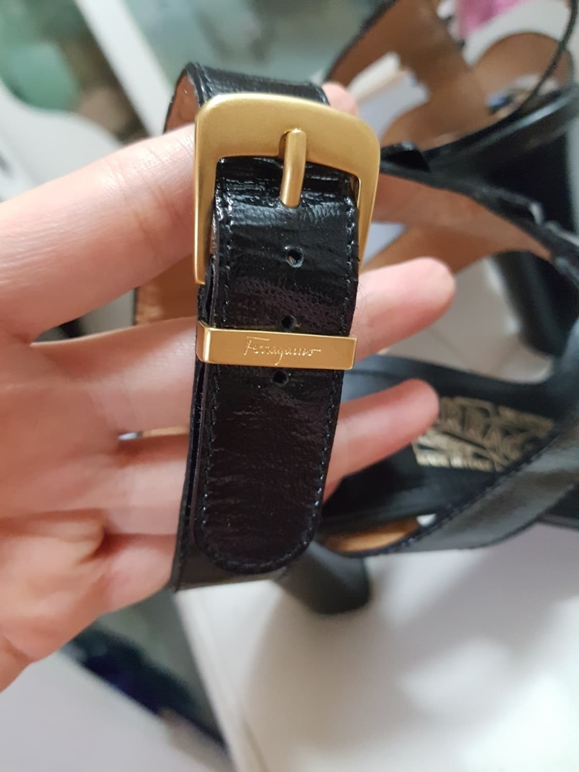 페레가모 정품 하이힐 (새상품  상품이미지5
