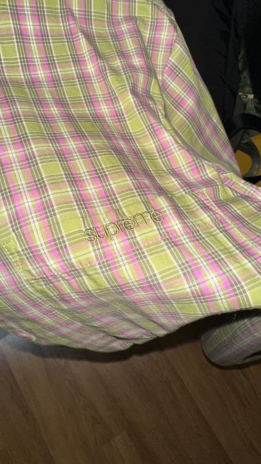 Supreme Loose Fit Mini Plaid S/S Shirt 상품이미지3