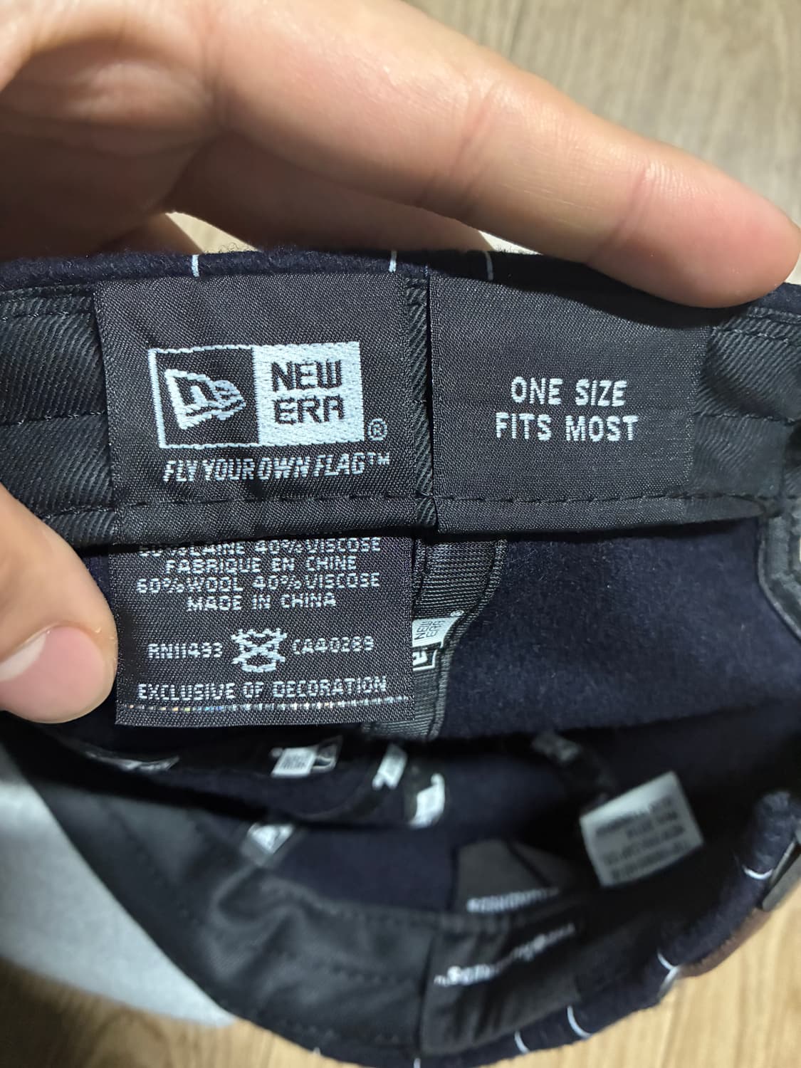 뉴에라 더 헌드레드 울 볼캡 스트라이프 테프스토어즈 상품이미지5