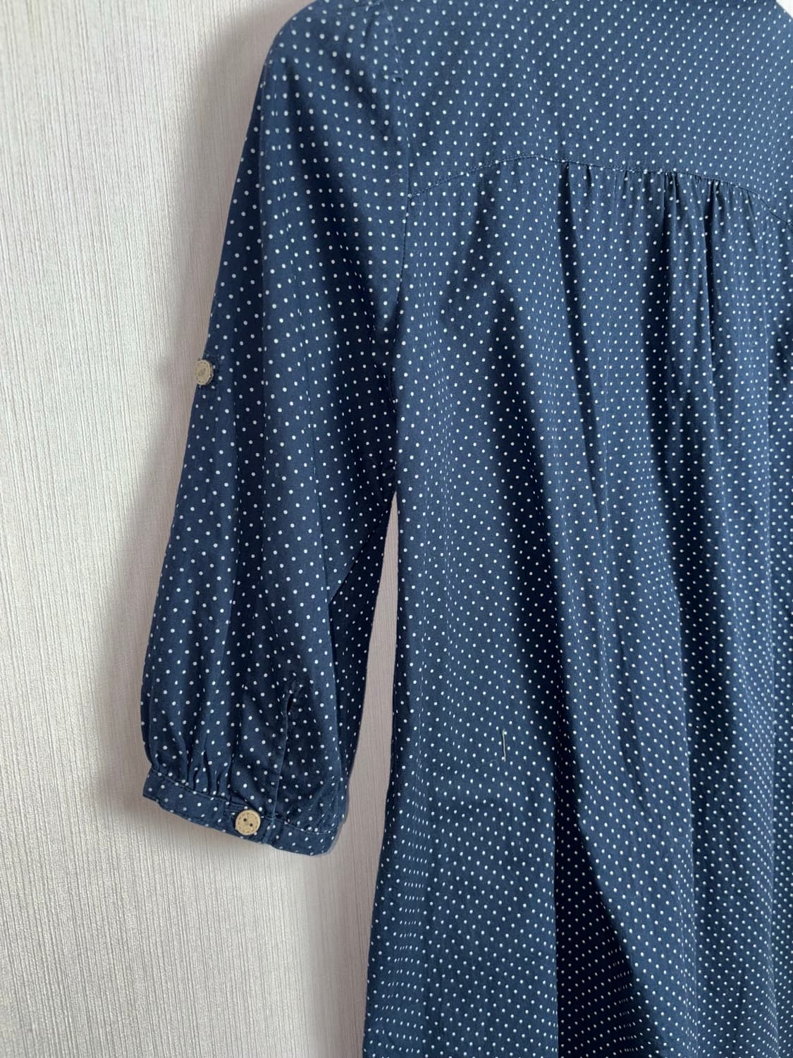 네이비 도트 7부 원피스  상품이미지10