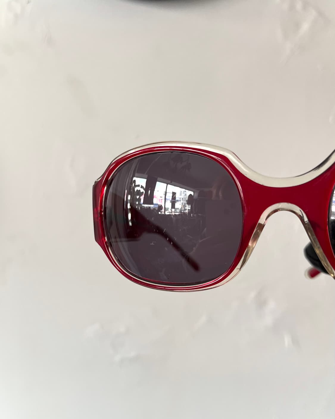 90-00s Christian Roth Red Frame Sunglass 상품이미지5