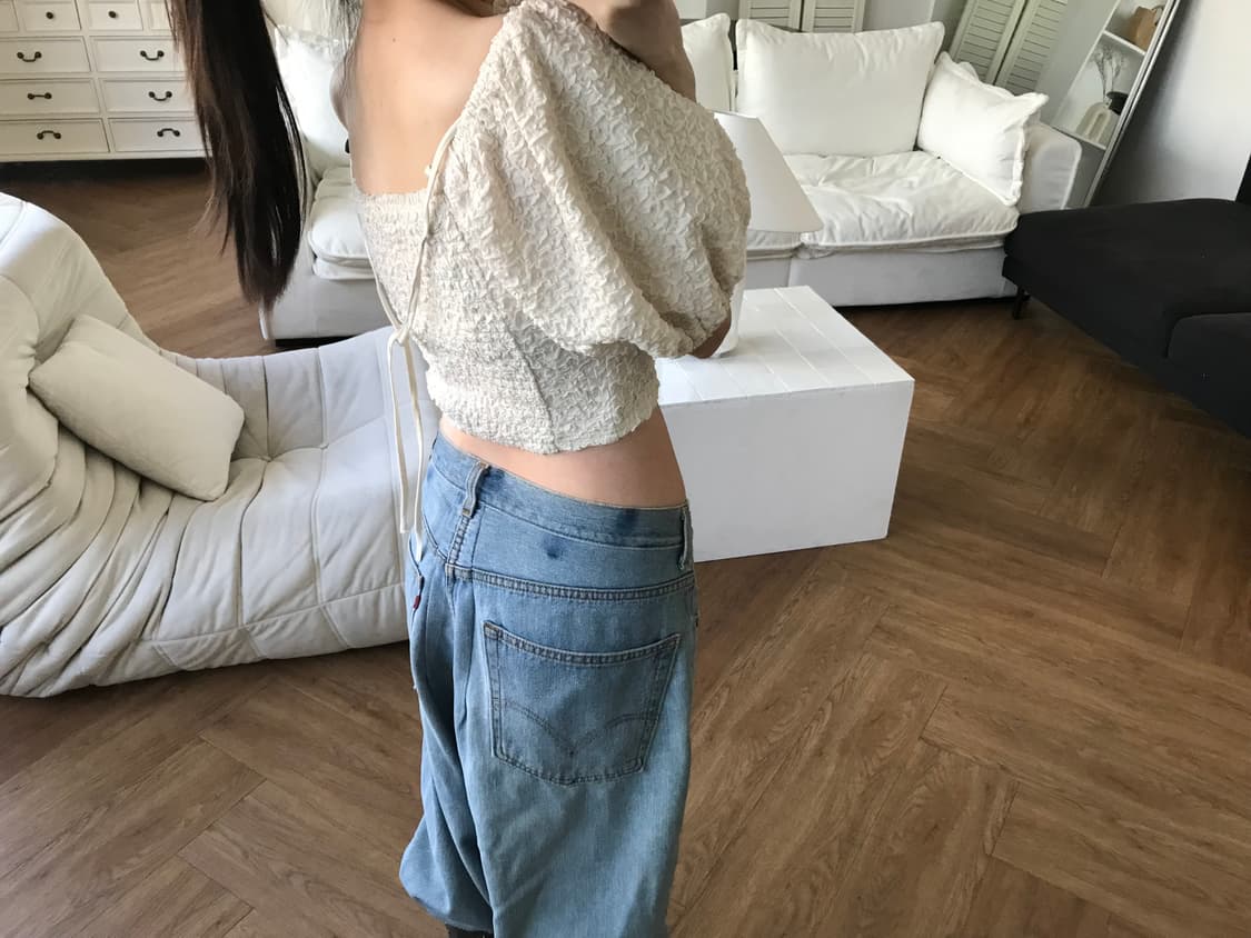 vintage puff top 상품이미지8