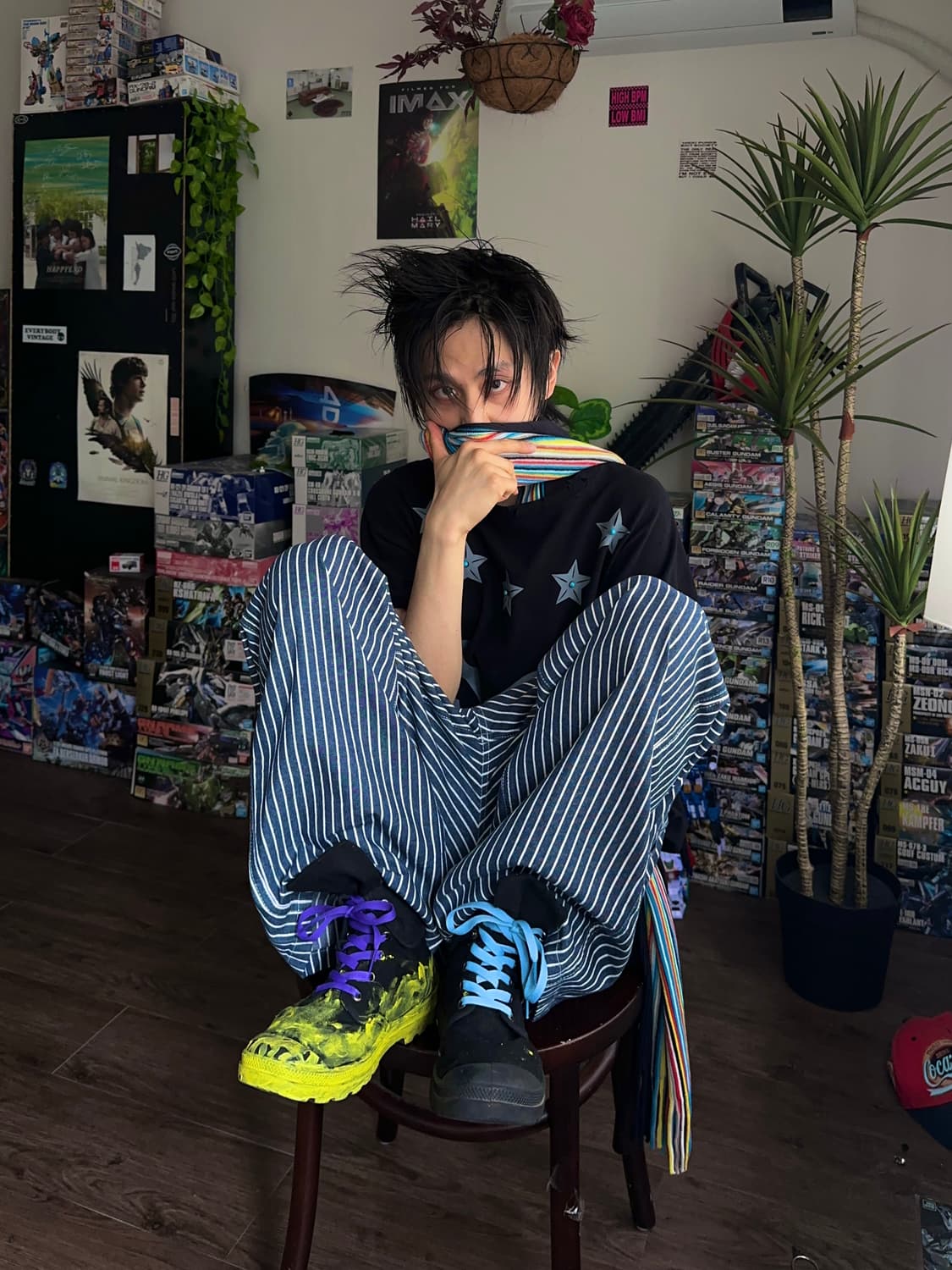 The Shop TK 하프 앤 하프 머플러 상품이미지2