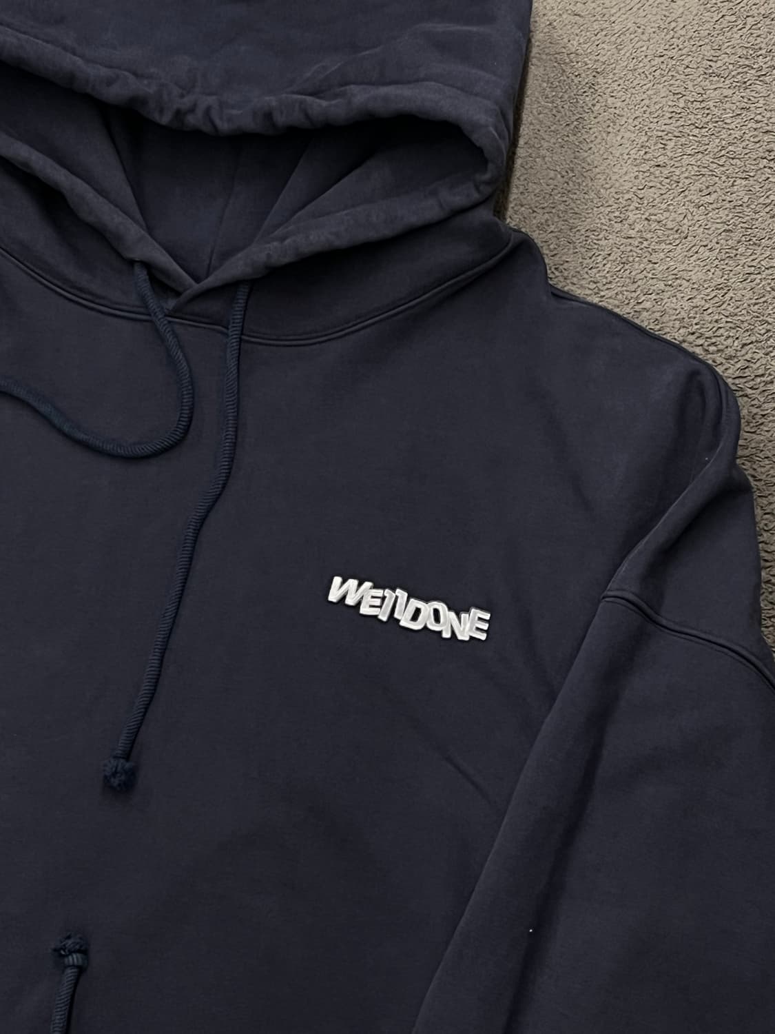 웰던 메탈로고 오버 후디 처분 정가 60-70 상품이미지3