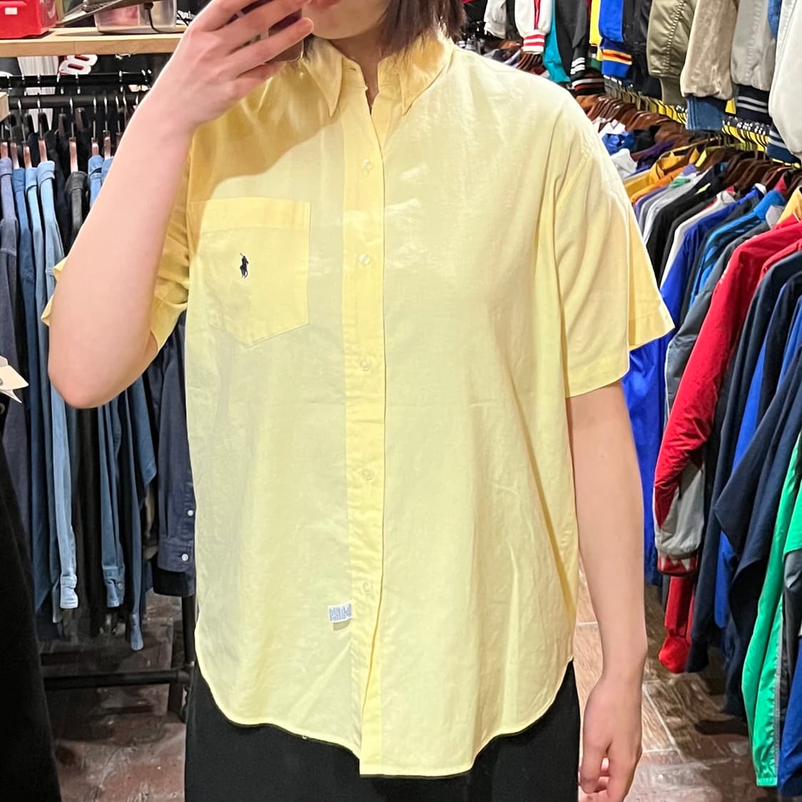 [HI] 폴로 반팔 셔츠 옐로우 상품이미지2