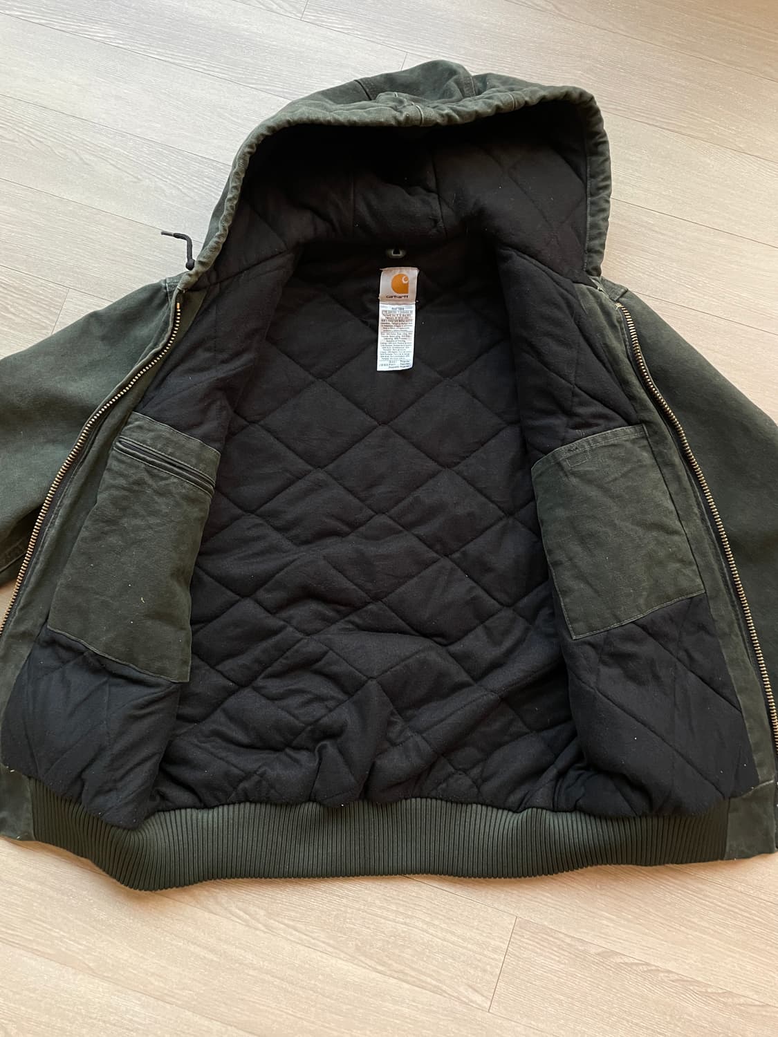 칼하트 j130 mos 모스 액티브 샌드스톤 빈티지 carhartt 상품이미지6