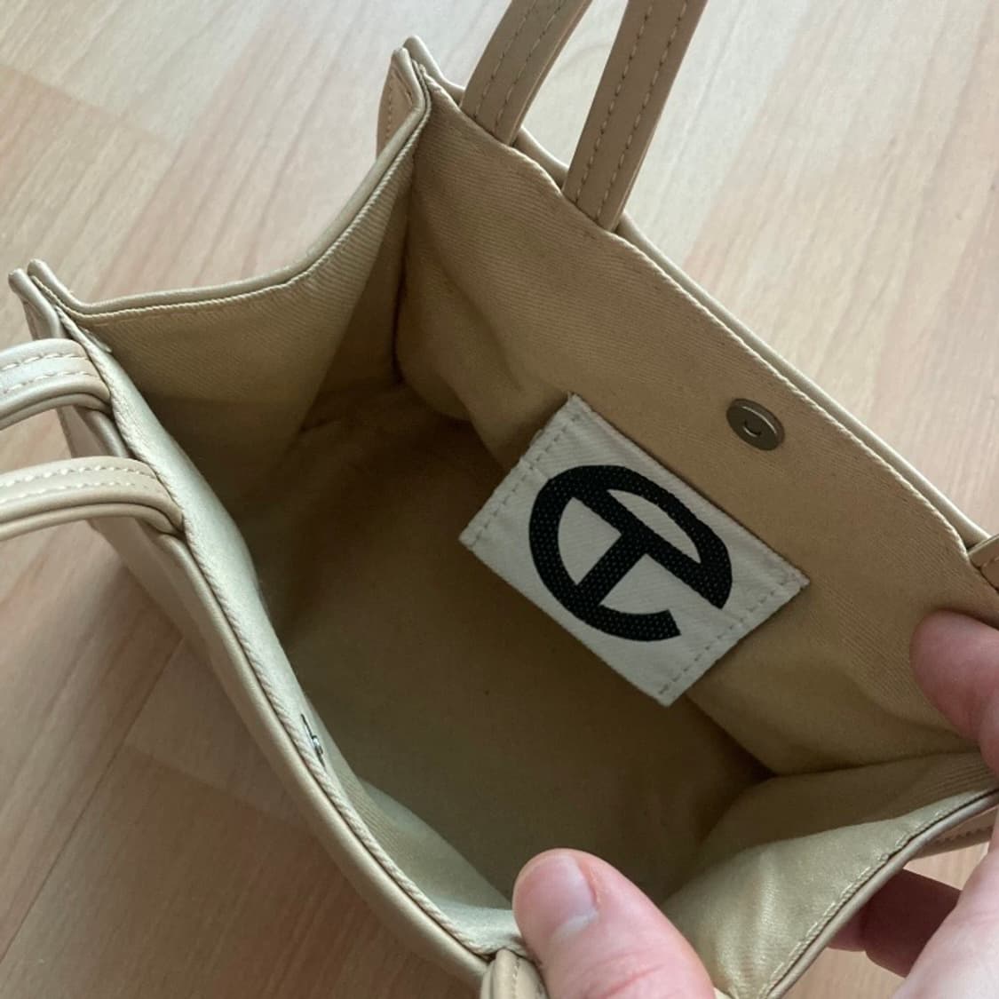 텔파 쇼퍼백 구형 크림 상품이미지5