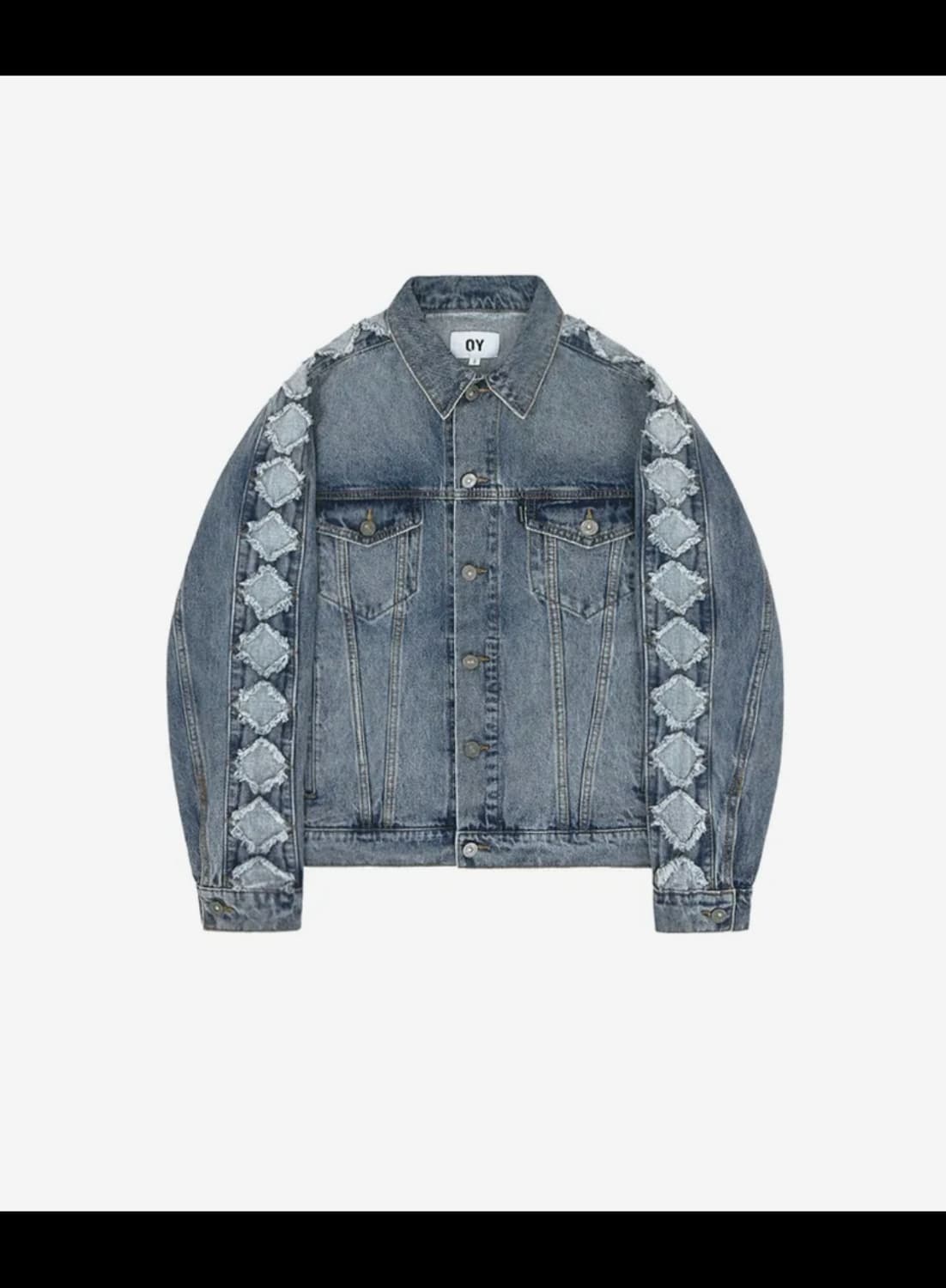 OY 다이아몬드 커팅 데님 자켓 1사이즈 상품이미지1