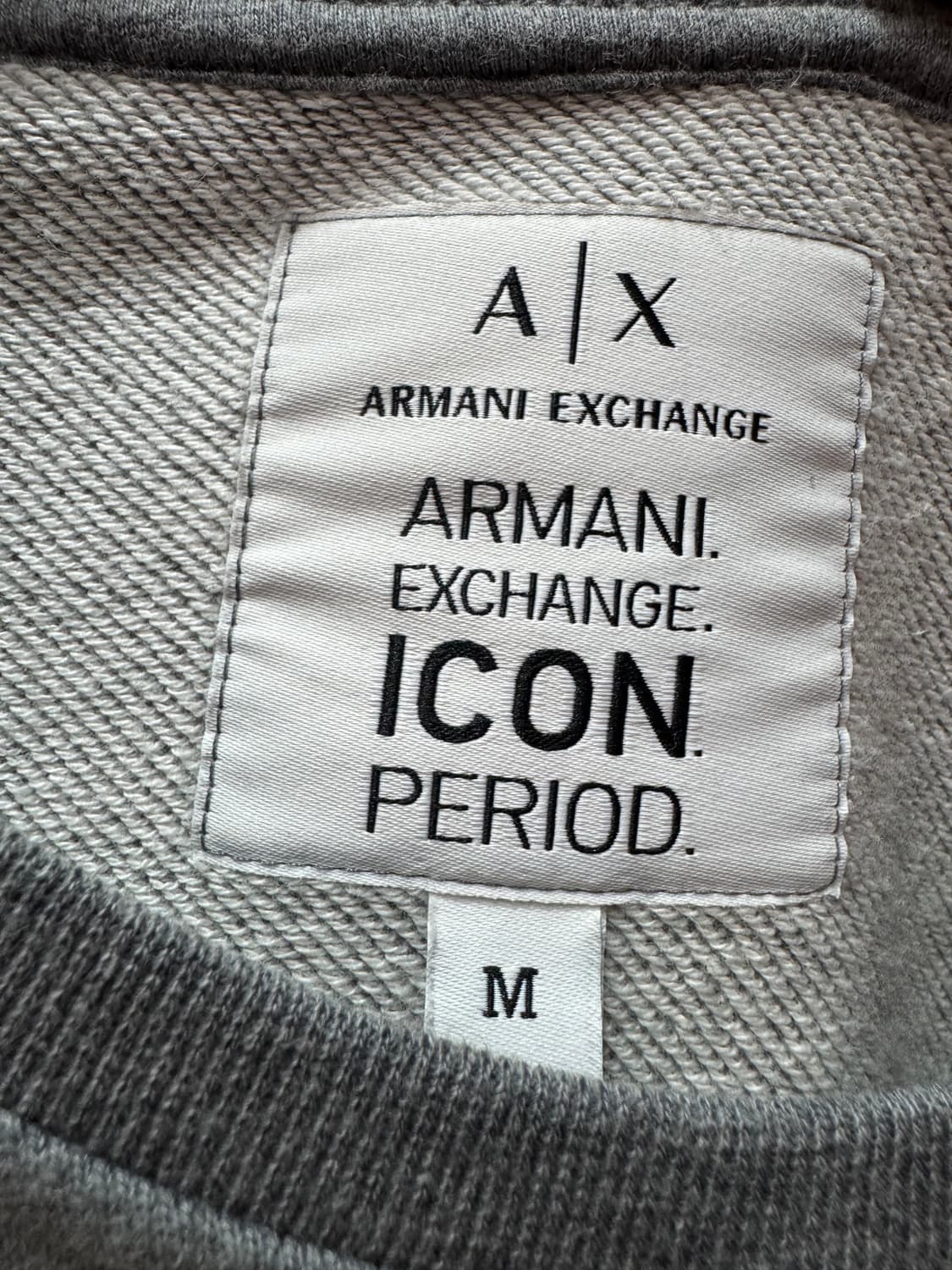 아르마니 익스체인지 빅로고 맨투맨 M(L) 상품이미지6