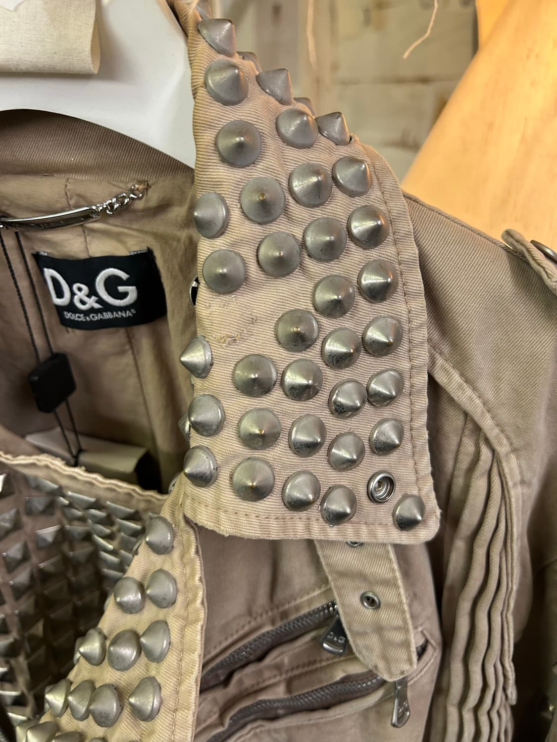 D&G 2008 S/S  Studded Denim Jacket 상품이미지9