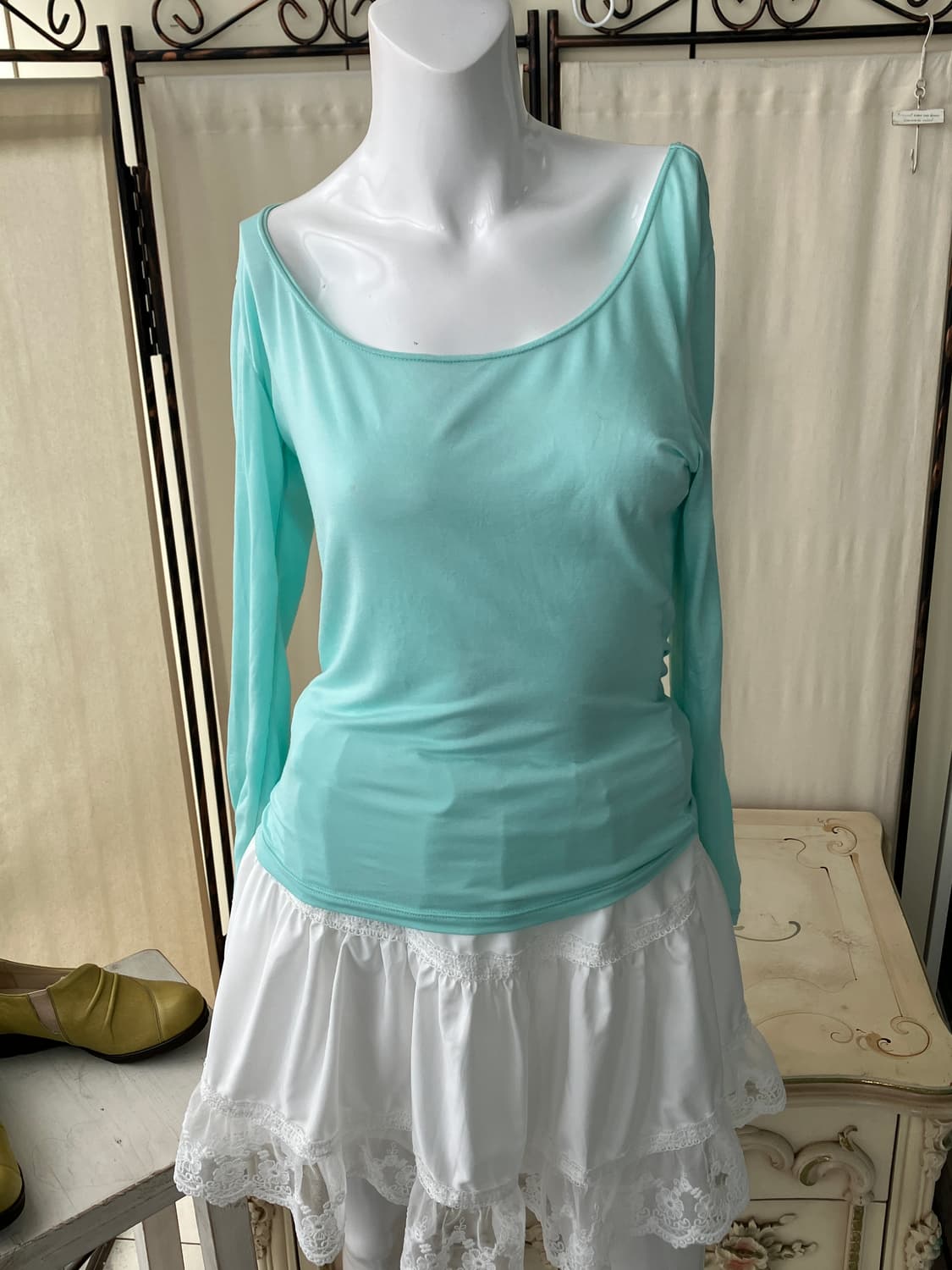 mint sheer long sleeve 상품이미지5