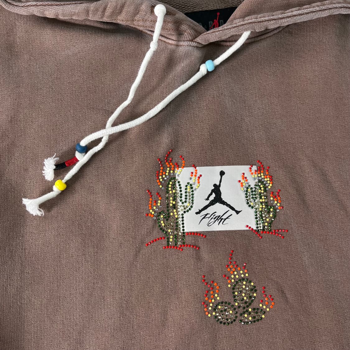 105 조던 x 트래비스 스캇 앤티크 브라운 후드티 상품이미지3