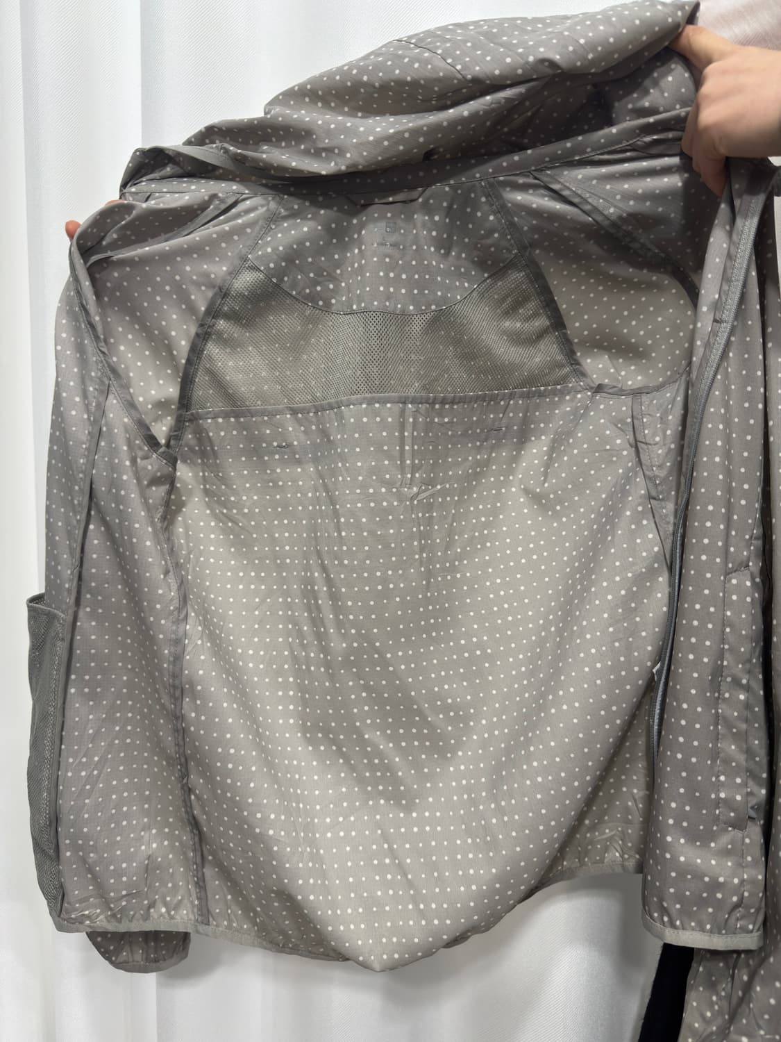 uniqlo gray dot hood jacket 상품이미지5