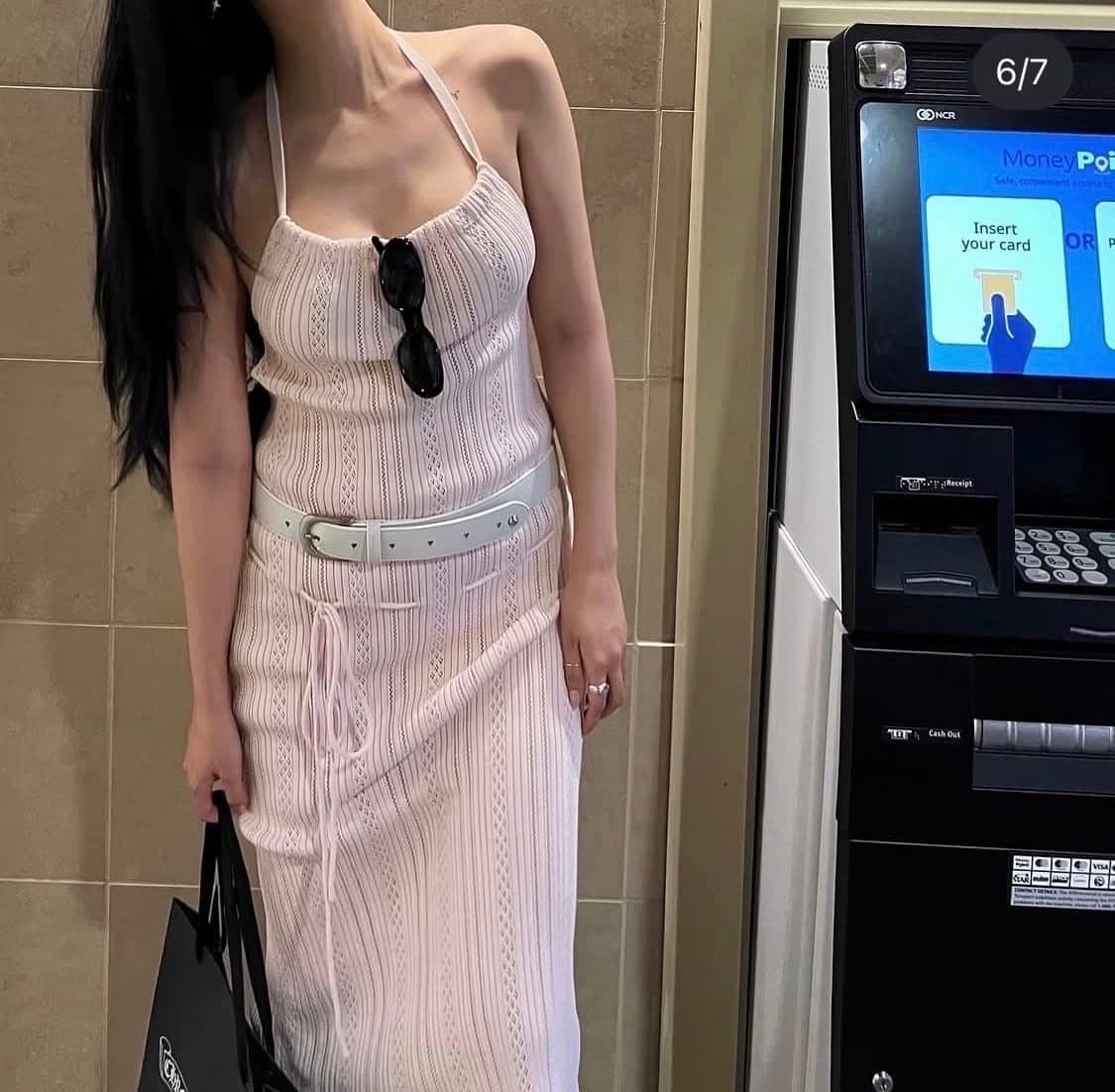 (미개봉) 쓰리타임즈 lris dress 핑크 판매  상품이미지1