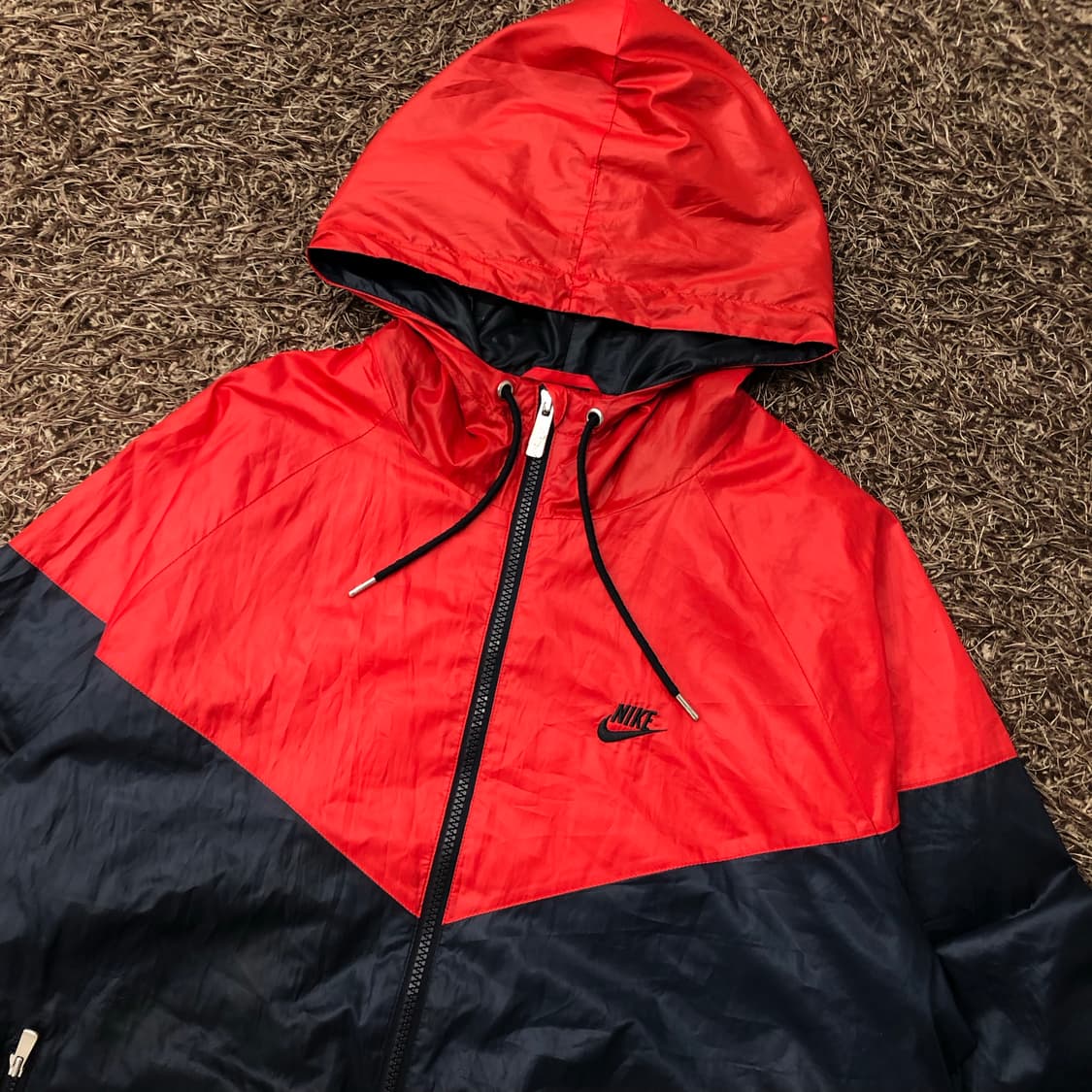 나이키 윈드러너 배색 후드 바람막이 자켓 상품이미지2