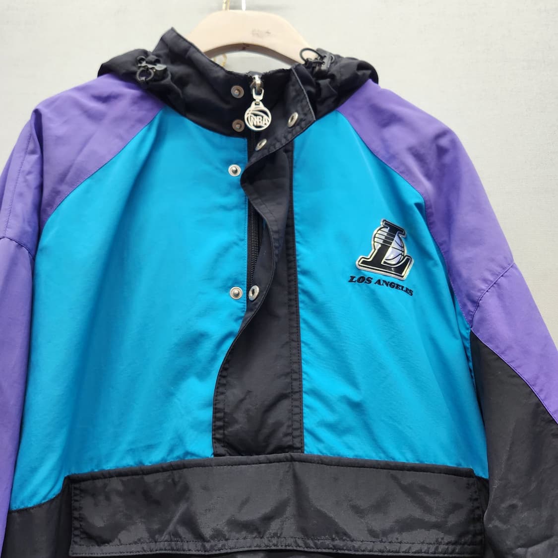 NBA 레이커스 올드스쿨 아노락 바람막이 S(L) 상품이미지2