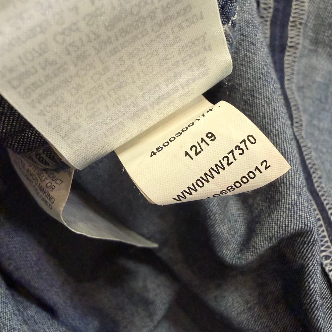 타미 힐 피거 데님 플리츠 스커트  상품이미지5