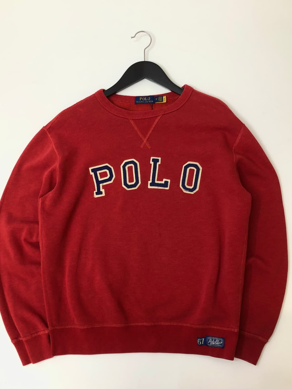 Polo 폴로 랄프로렌 자수 패치 로고 맨투맨 상품이미지2