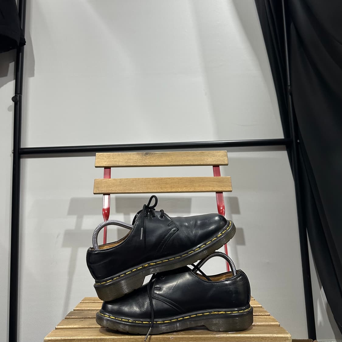 UK4) 230-235 닥터마틴 로퍼 여성 여자 구두 1461 블랙 스무 상품이미지8