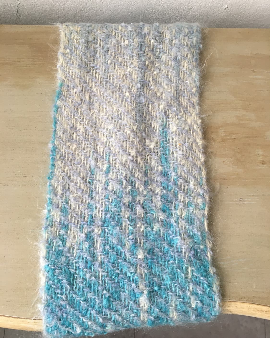  blue knit muffler 상품이미지3