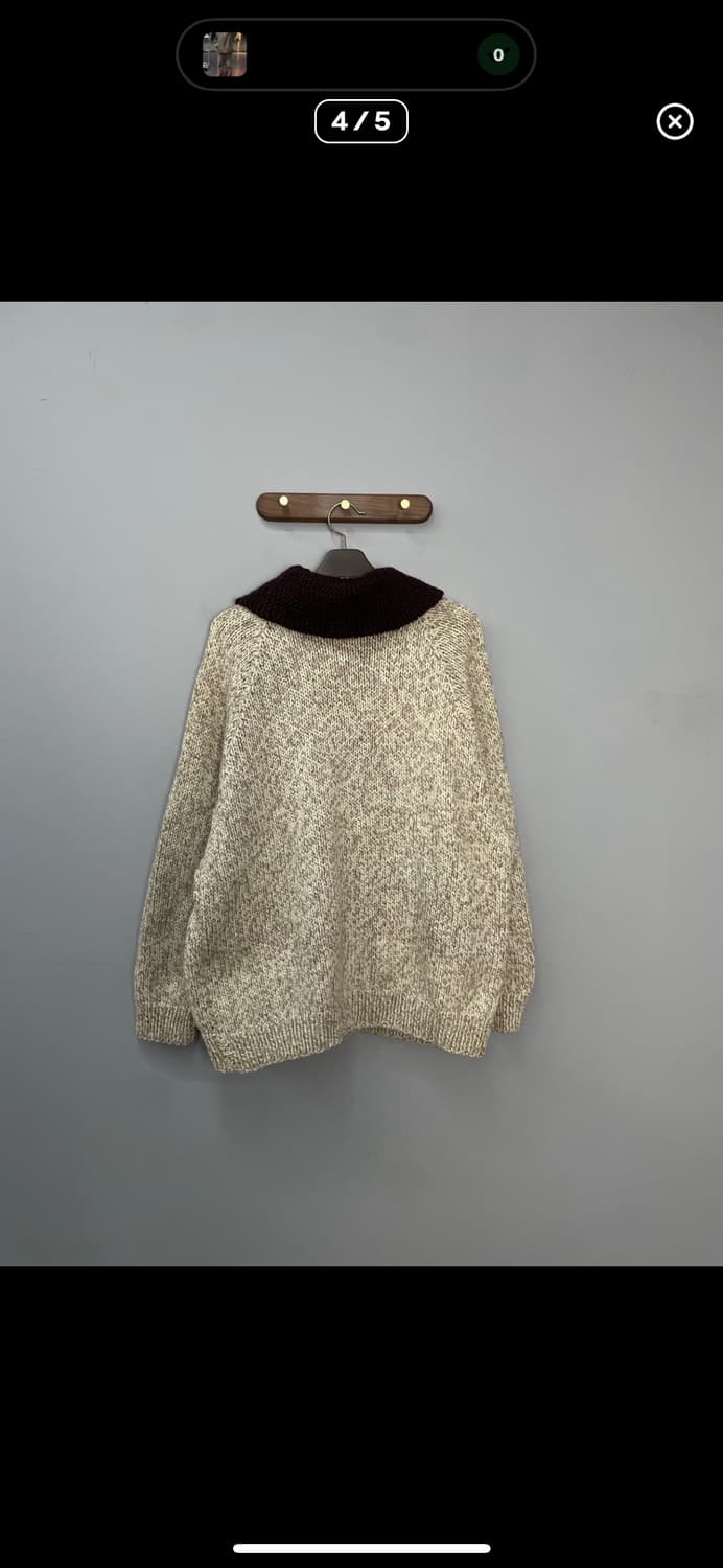 빈티지 니트 집업 자켓 A3441 상품이미지4