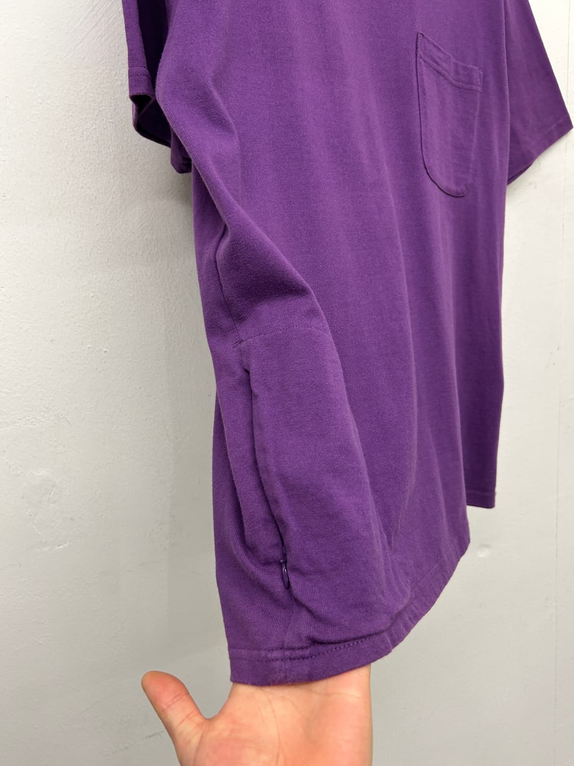 빔즈 퍼플 포켓 반팔 티셔츠 상품이미지3