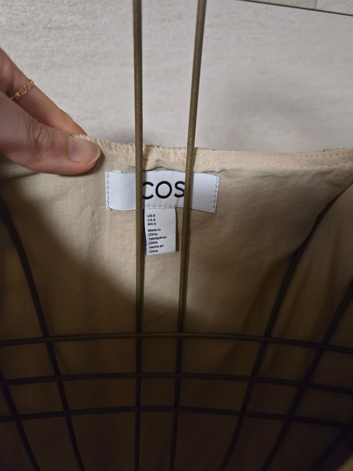 [36] COS 코스 플레어 원피스 상품이미지5