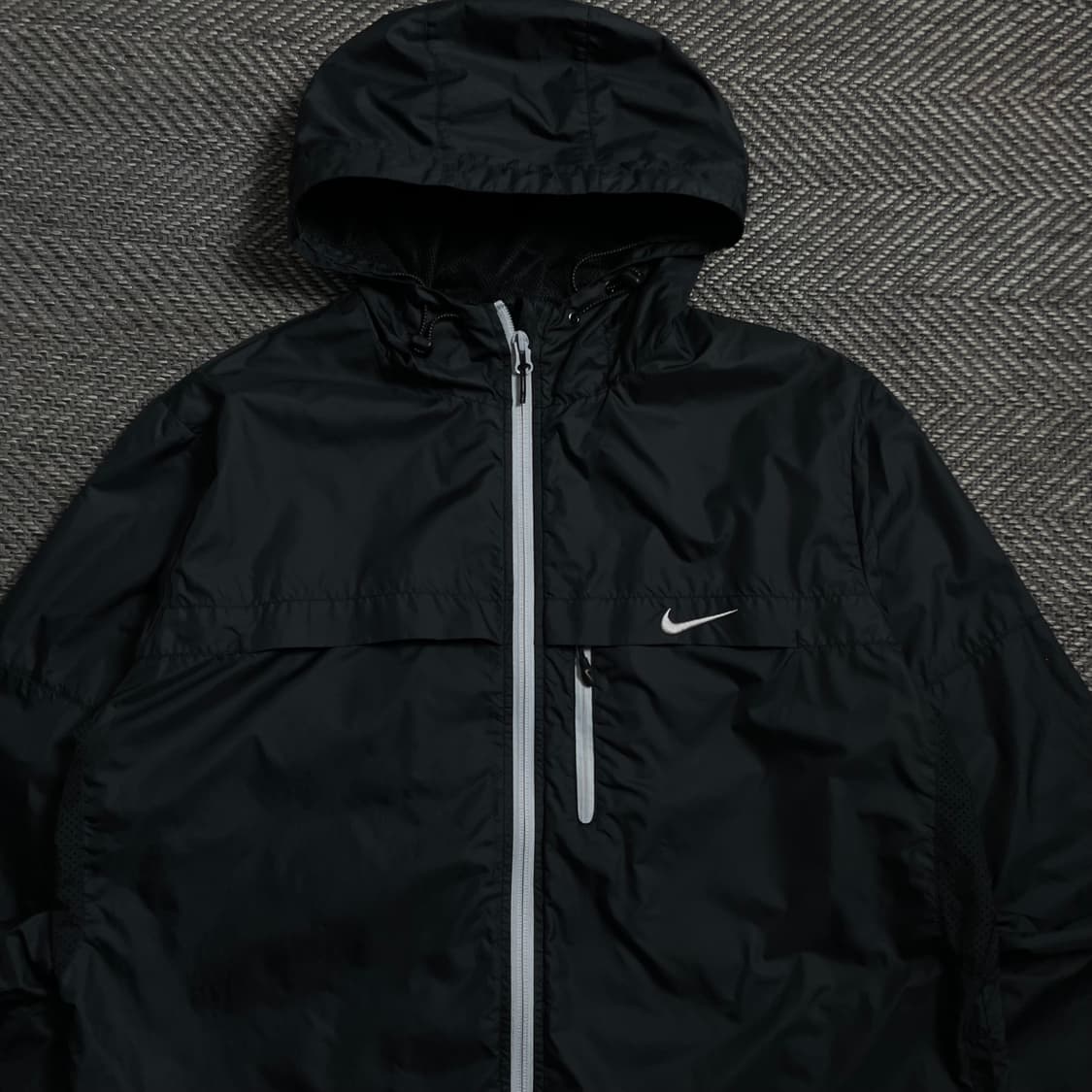 00s 나이키 올드스쿨 스우시 블랙 바람막이o 4200 상품이미지4
