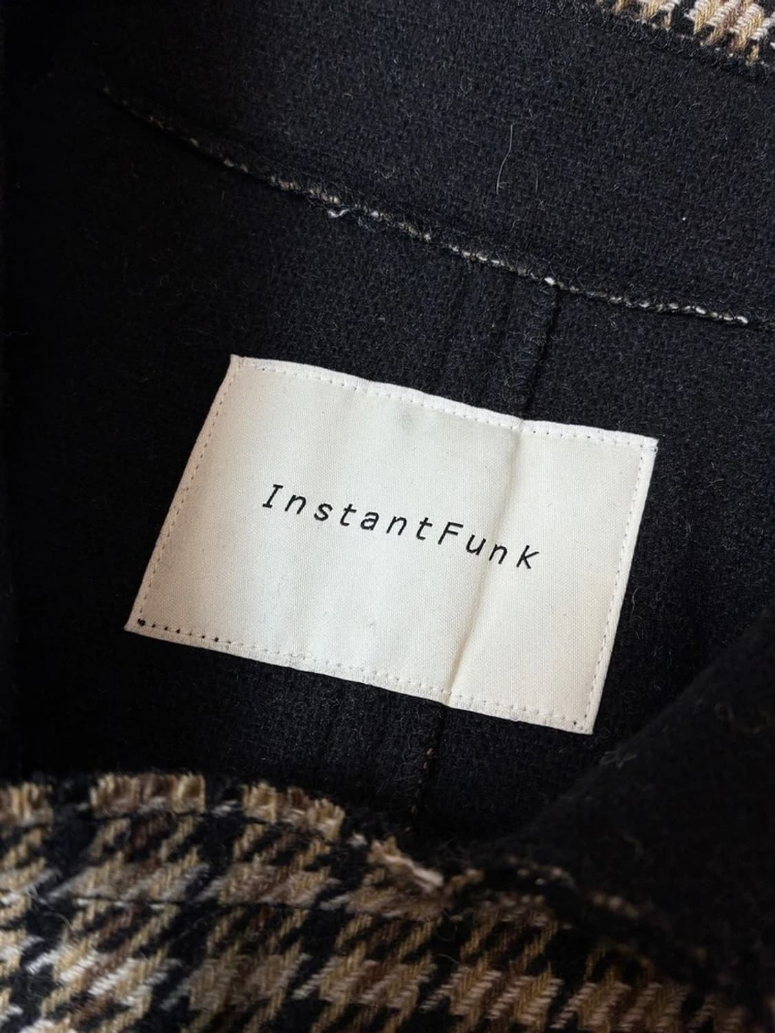 인스턴트펑크 19FW 그런지 하운드투스 벨티드 울 롱코트 PN7842 상품이미지7