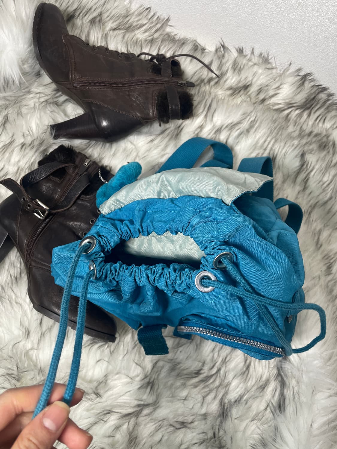 키플링 민트색 백팩 상품이미지7