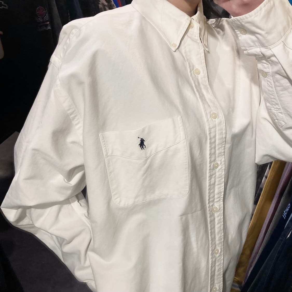 [IM]폴로 랄프로렌 시그니처 포니 화이트셔츠 상품이미지4