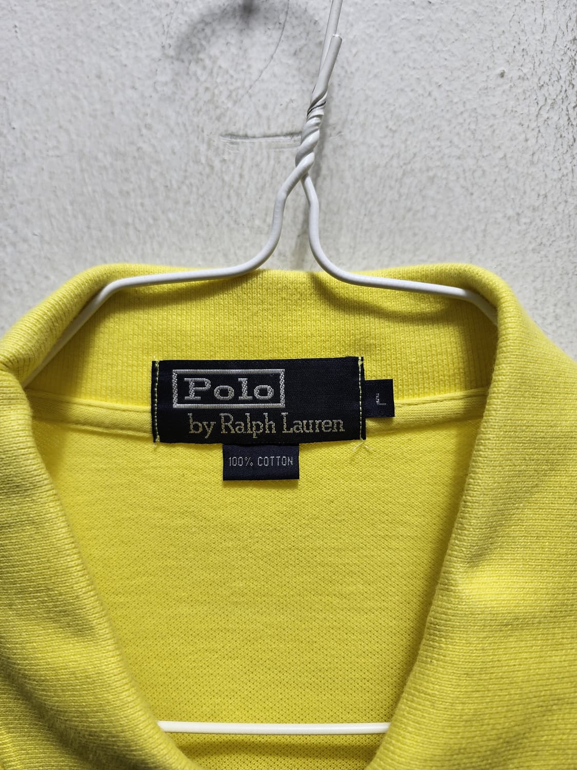 폴로 랄프로렌 옐로우 반팔 폴로티 상품이미지3