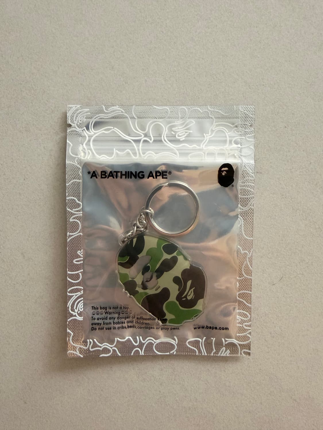 새상품 베이프 키링 열쇠고리 카모 일본 차키 상품이미지1