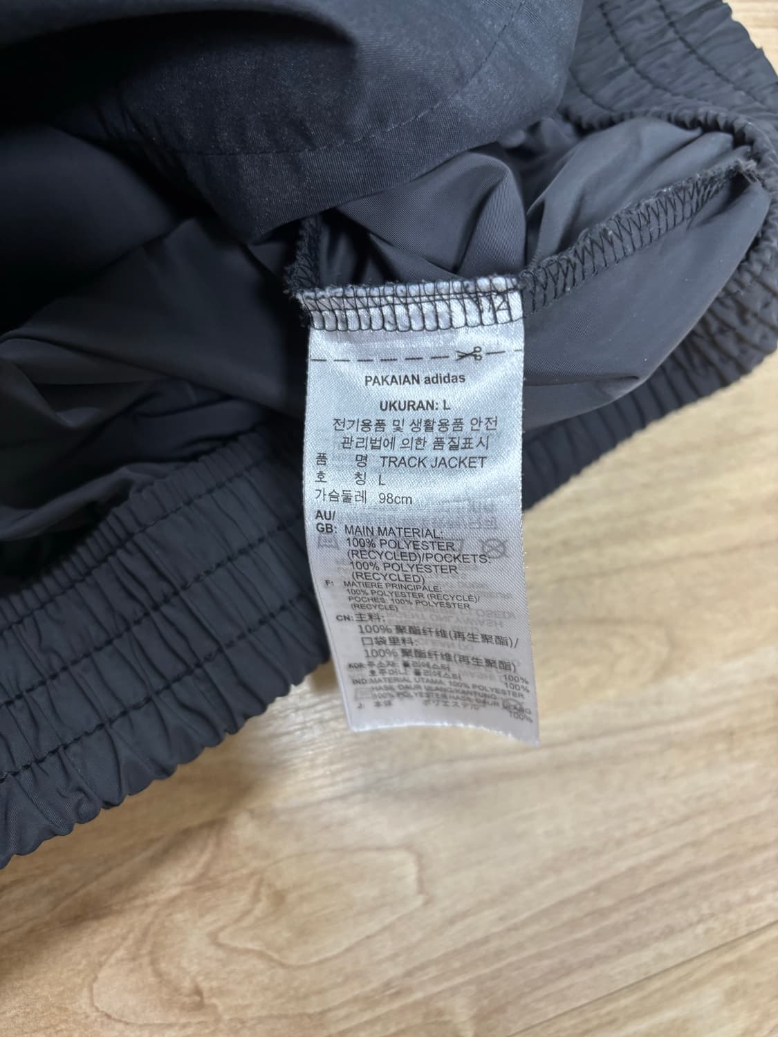 [L] 아디다스 클래식 트랙탑 재킷 블랙 HM2152 상품이미지5