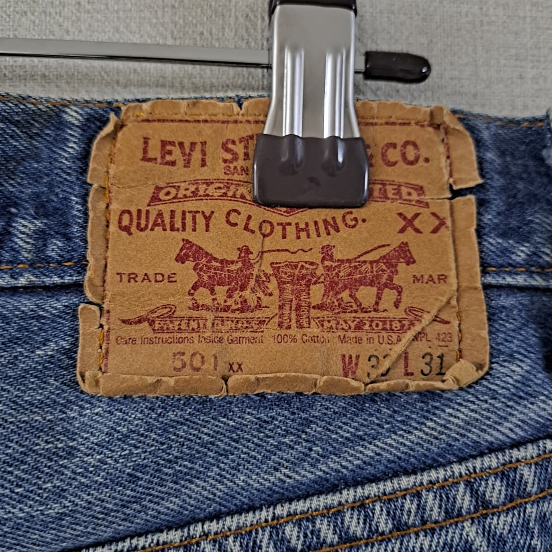 90's Levi's U.S.A 501 XX Jeans 상품이미지3