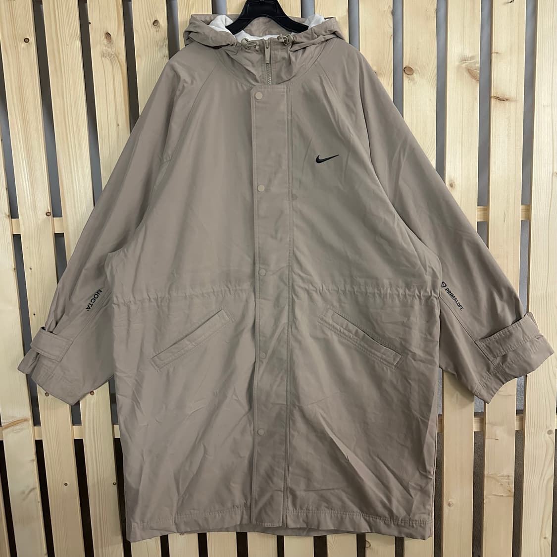 (XL) 나이키 x 드레이크 녹타 베스킷볼 사이드라인 카키 자켓 상품이미지1