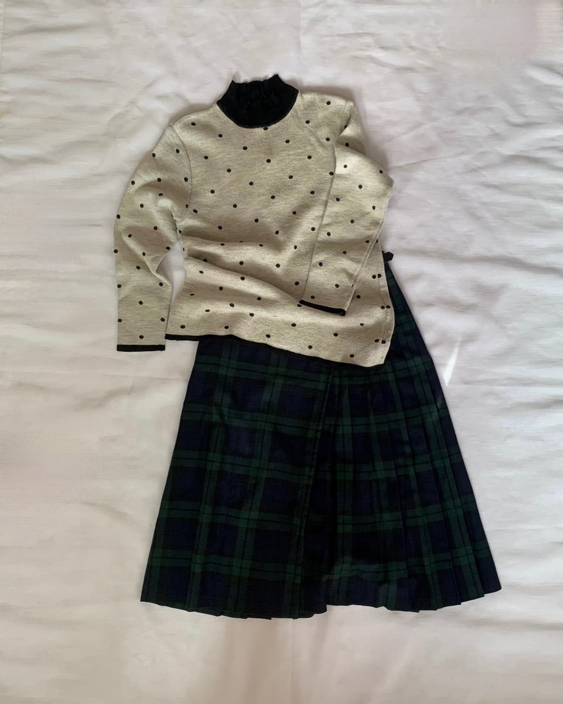VTG england wrap skirt 상품이미지4