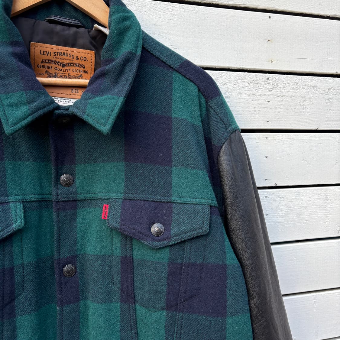 Levi’s  x Justin Timberlake 리바이스 울 레더 자켓 상품이미지3