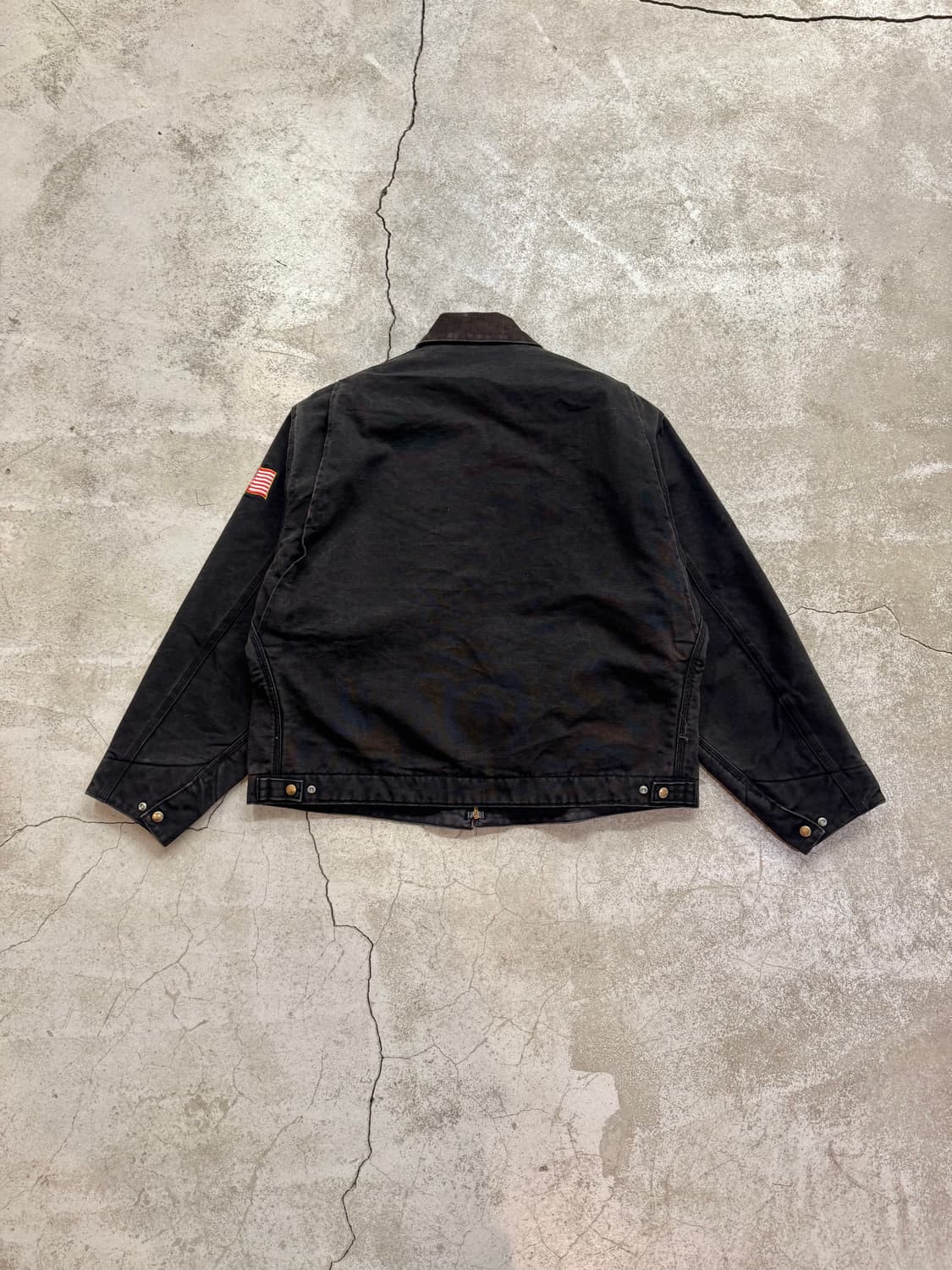 칼하트 J01 BLK 디트로이트 워크 자켓 made in usa 상품이미지4