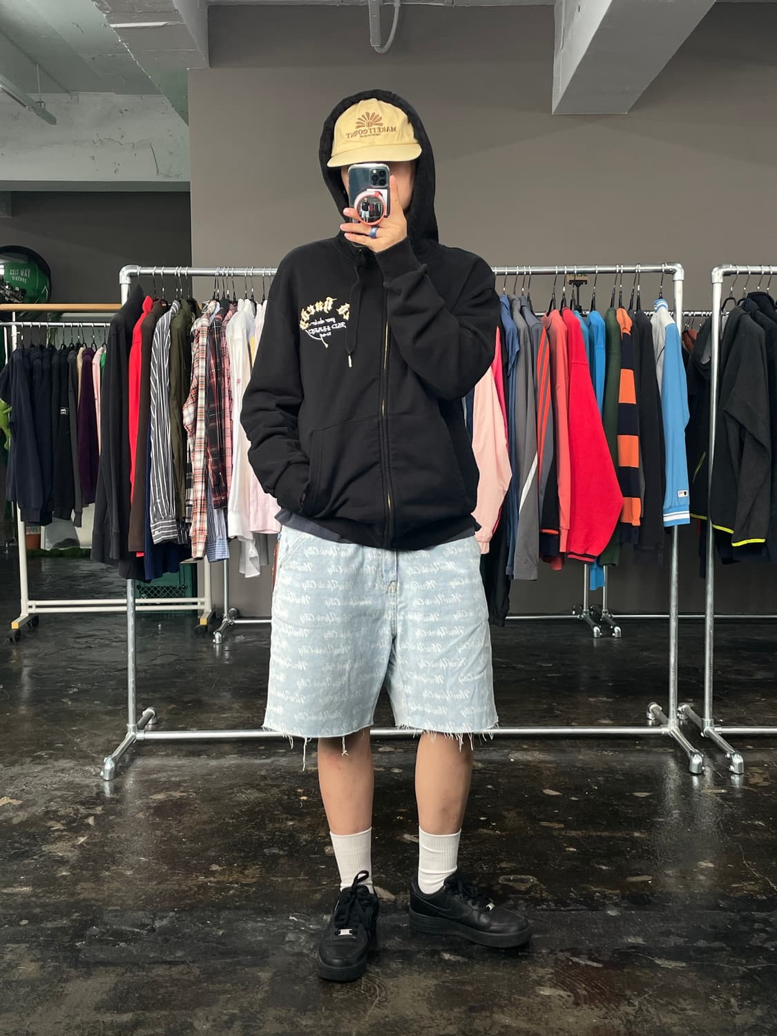 Ed Hardy 타이거 로고 후드 집업 자켓 상품이미지3