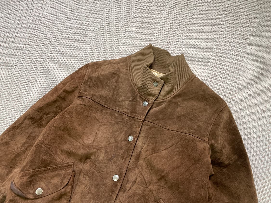 빈티지 스웨이드 해링턴 봄버 자켓  상품이미지3