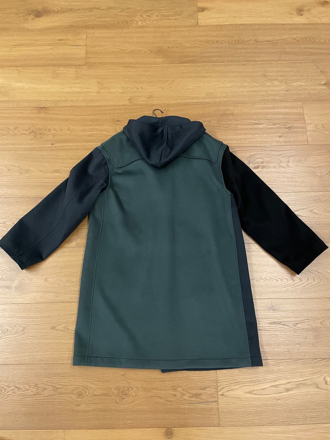 아조바이아조 울 믹스드 더플코트 그린 상품이미지4