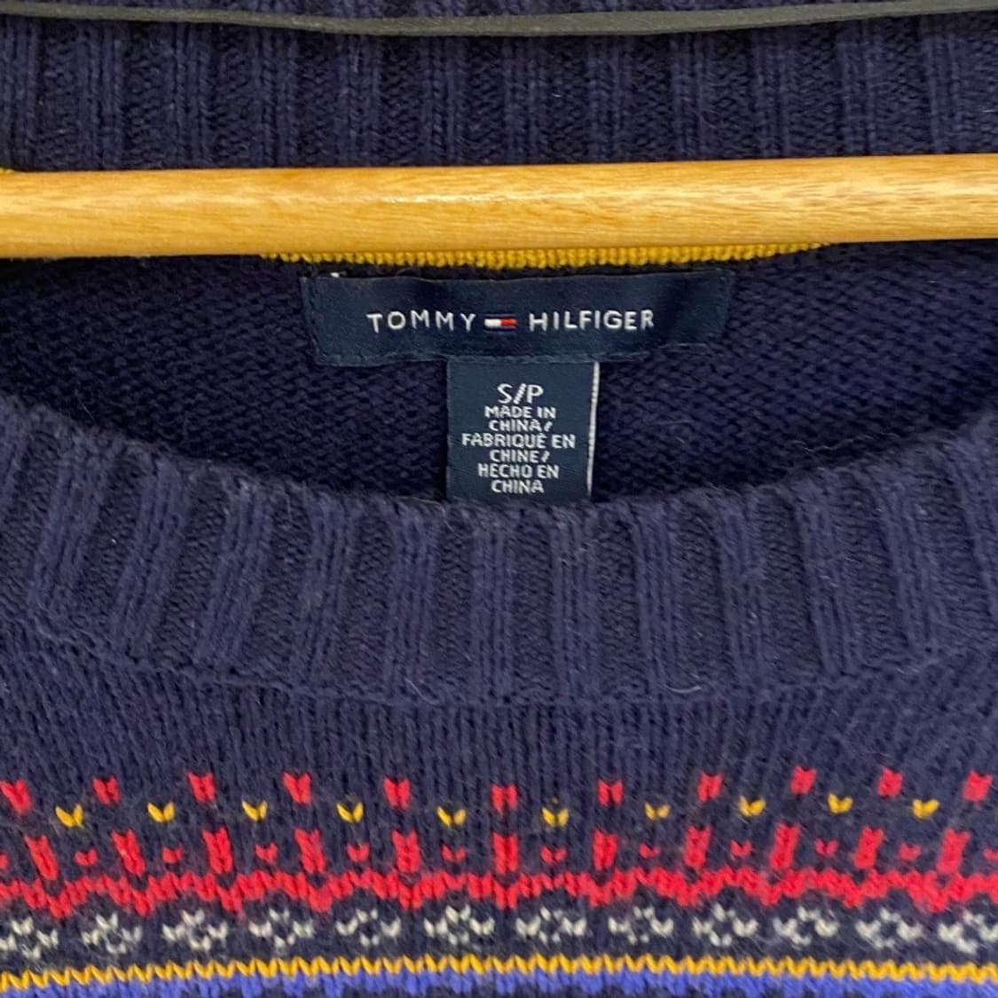 타미 힐피거 엘보 패치 페어아일 니트 상품이미지6