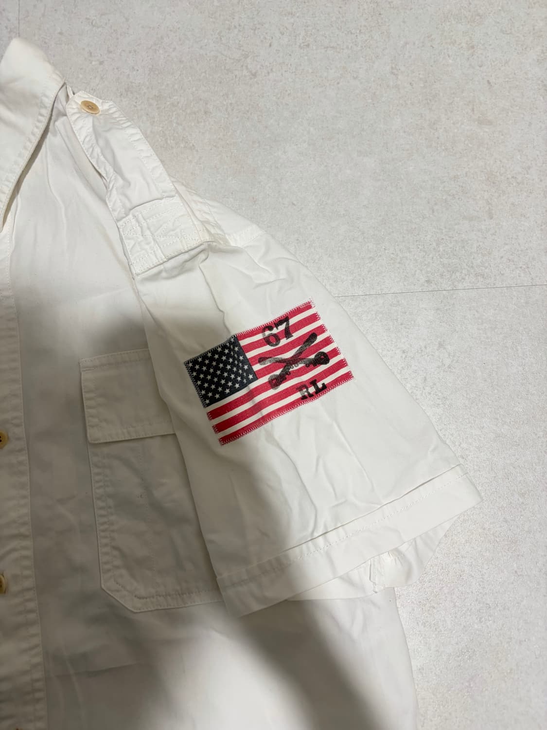 폴로 usa 미국국기 올드스쿨 반팔셔츠 100 상품이미지2